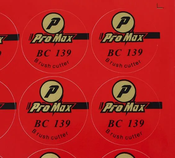 Round Customized Printing Epoxy Logo Label Stickers