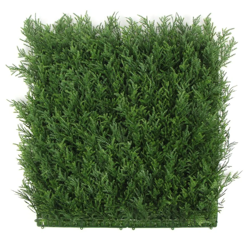 High Simulation Wholesale/Supplier Green Wall Artificial Boxwood Panel Hedge for Garden Hotel Restaurant Decoration