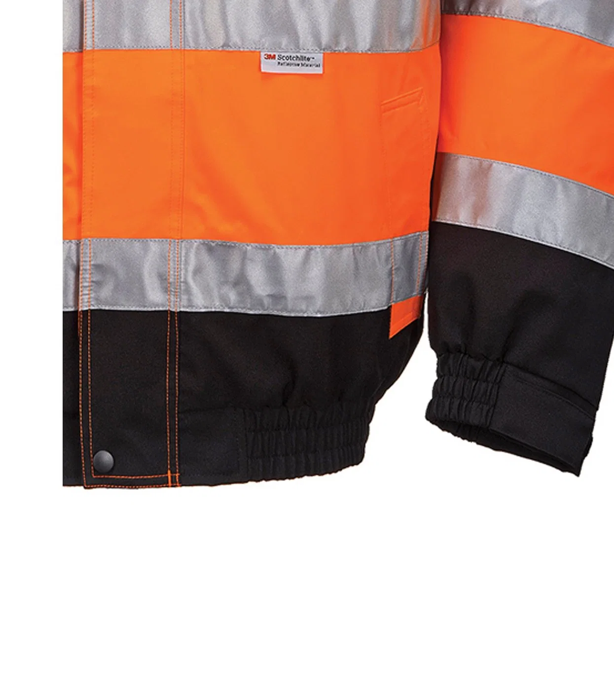 Hi Vis Pilot Jacket Winter Bomber Winter Construction Safety Workwear Jackets