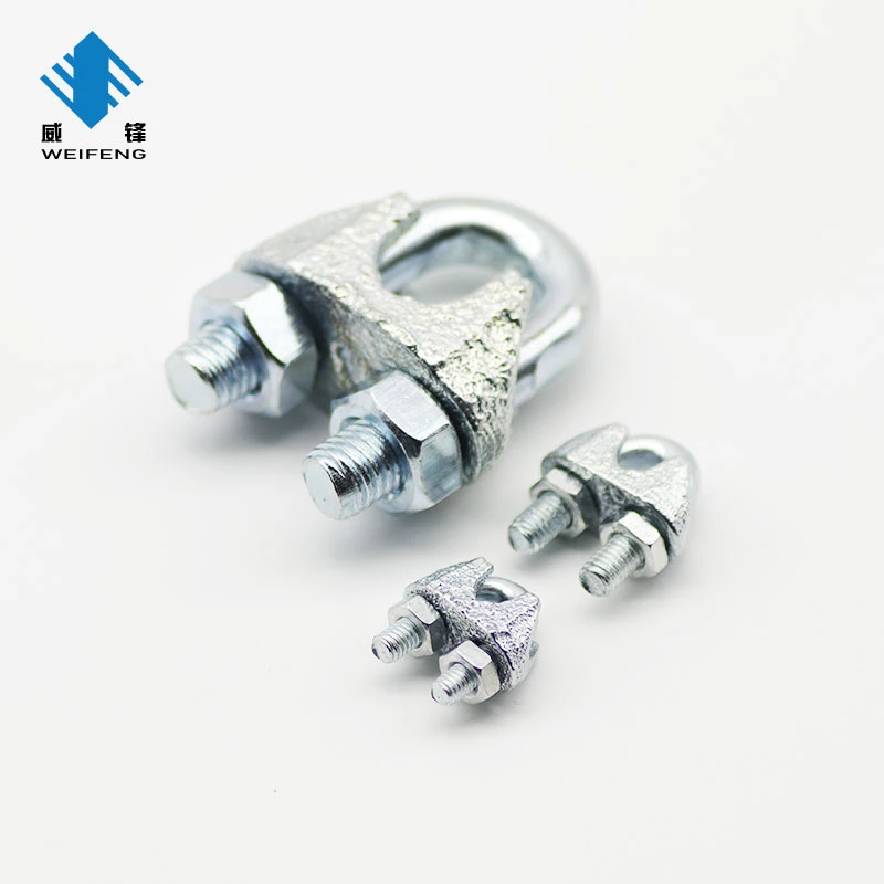 DIN741 Lifting Rigging Hardware Galvanized Malleable Wire Rope Clip