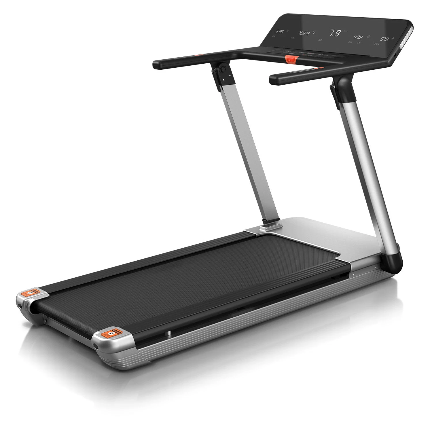 Ypoo High Technology Design Luxury for Home Use Easy Storage Fitness Treadmill with LED Screen