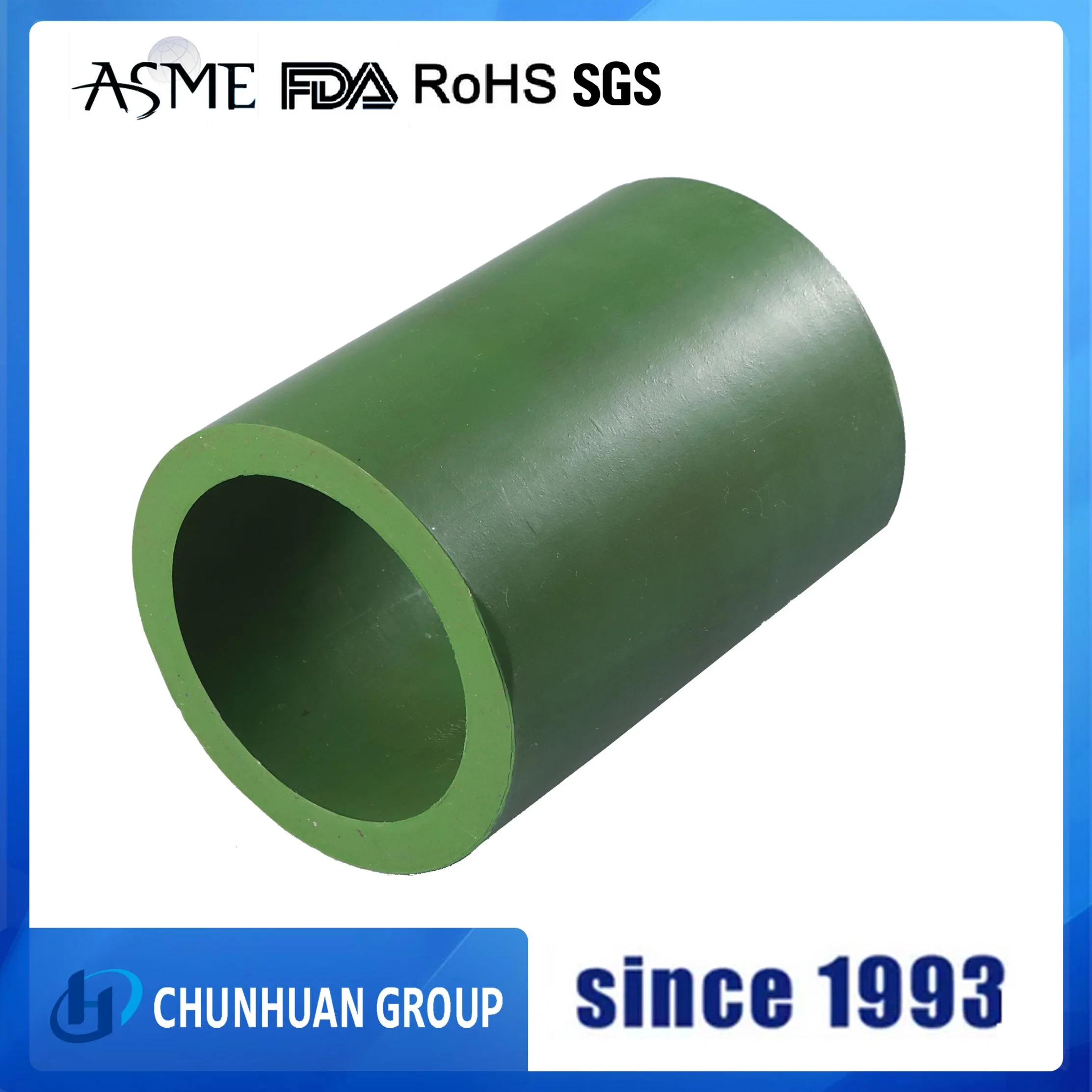 Wear-Resistant Tube 10% Carbon Fiber 10% PTFE 10% Graphite Reinforced Extruded Pipe