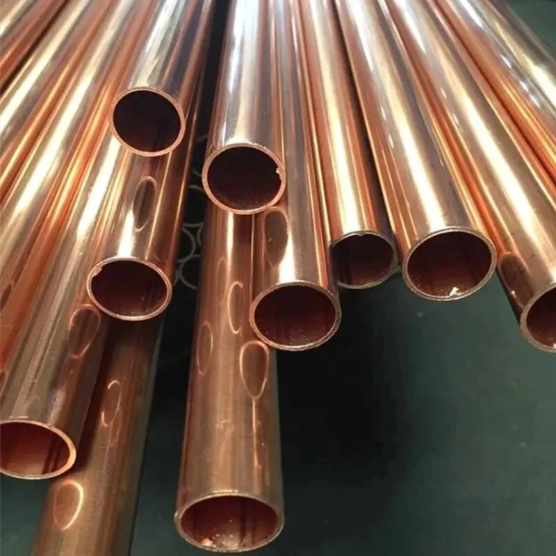 High quality/High cost performance  ASTM C11000 Copper Tube Brass Copper Pipe Product Straight