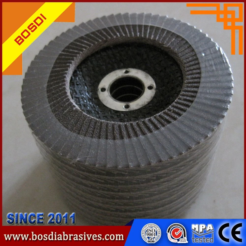 4inch Flap Abrasive Flap Disc Grinding for Metal,Steel,Stainless Steel,Sharp Tpye and Popular Sale,Sanling/Deerfos/Vsm/Riken Cloth to Do,Good Quality Flap Wheel