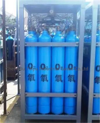 47L Industriesauerstoffgas Seltene Gasflasche hohe Reinheit 99,999% Sauerstoffflaschen