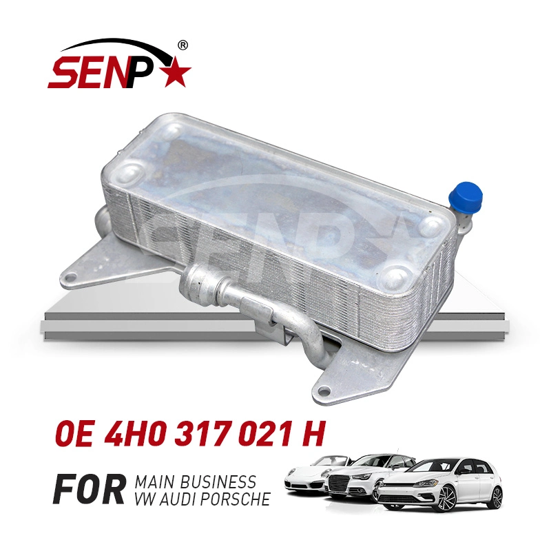 Senp Auto Refroidisseur d'huile du circuit de refroidissement pour Audi A7 A6 A8/S8 Quattro 4H0 317 021 h 4h0317021H