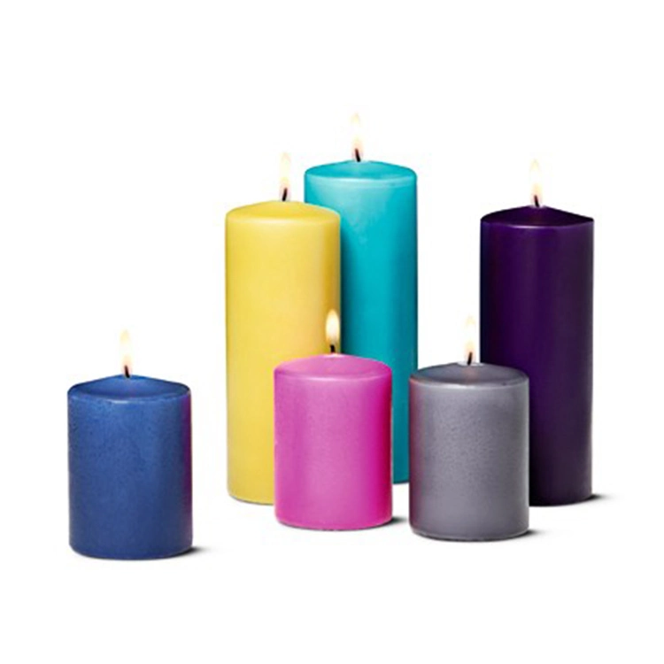 Novo design Pillar Candle para festa, casamento, decoração casa Natal