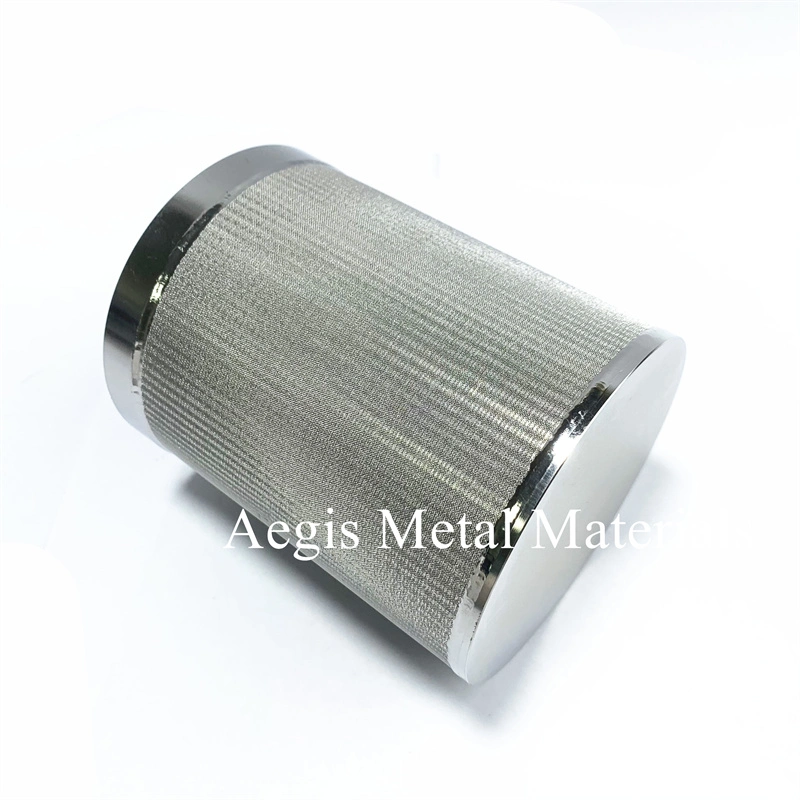 Oil Filter 5 10 15 25 30um 316 Stainless Steel Sintered Mesh Micron Strainers Basket