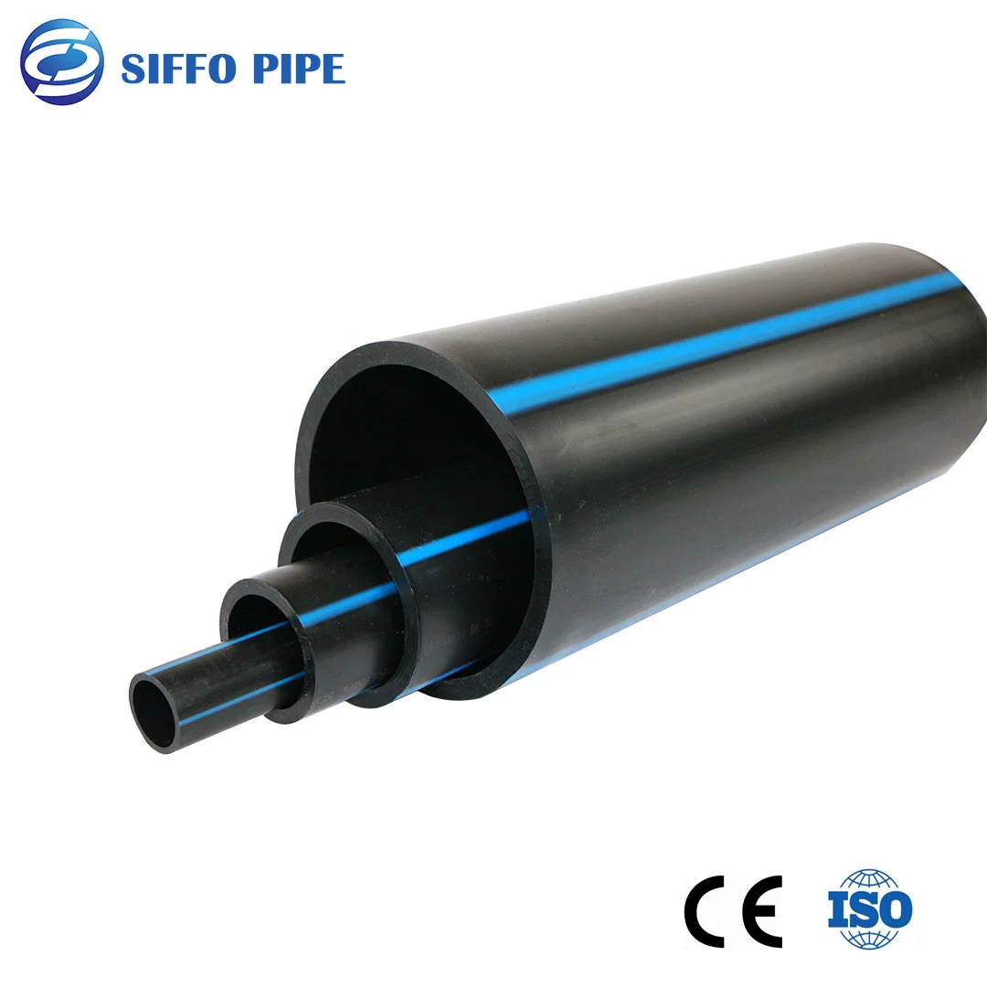 DN90 HDPE Pipe Grade PE100 PE SDR 21 for Underground Water Supply Pipe