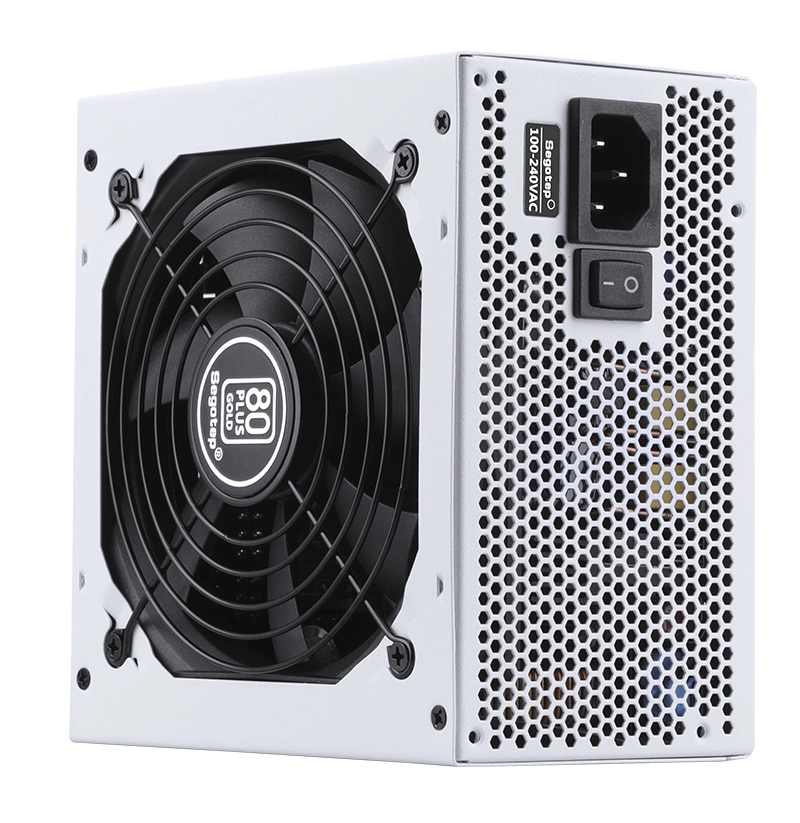 Segotep-650W-750W-850w ATX كمبيوتر شخصي-ألعاب-PSU-Pcie5.0-80PLUS-Gold--ATX-Switching-Power-Supply-White