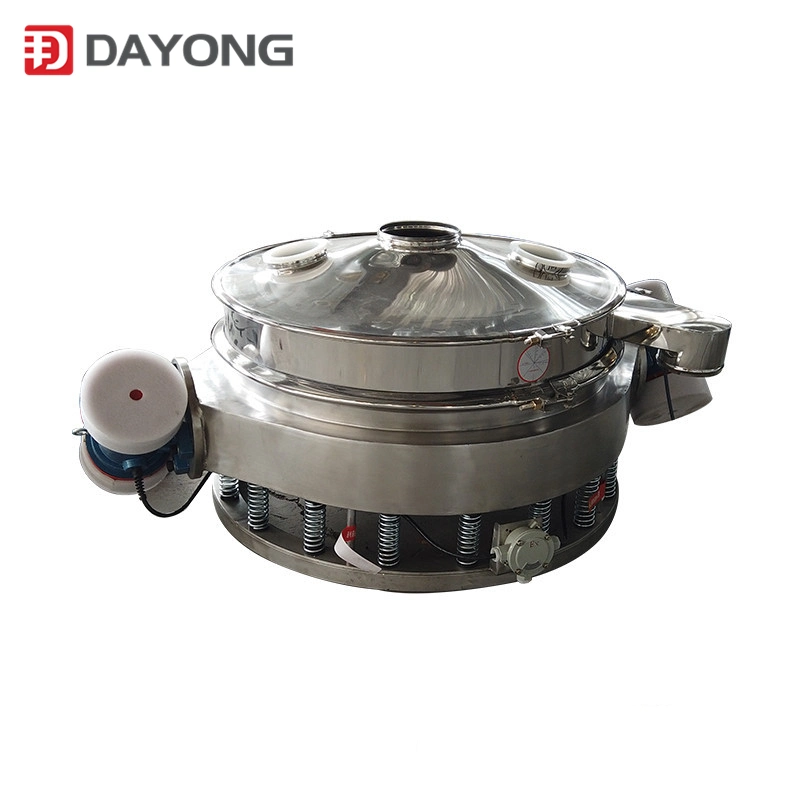 High Capacity Soy Flour Single Deck Direct Discharge Vibrating Screen