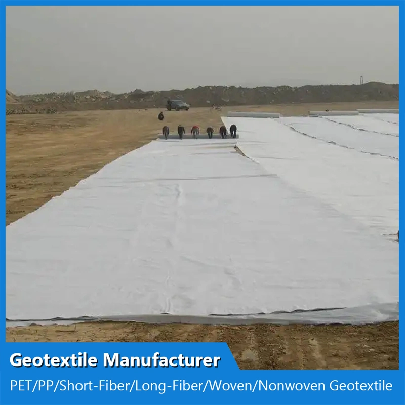 100g-800G/M2 Short Fiber PP Polypropylene Non Woven Geotextile Manufacturer