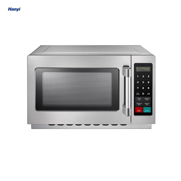 Forno de microondas comercial de grande capacidade de 34 L e 1000 W.