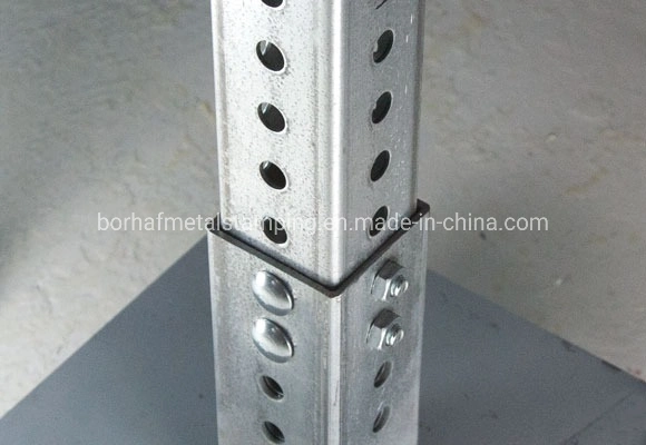 Sheet Steel Metal Fabricated Galvanized Steel Breakaway Square Post System Brackets for Road Traffic Sign Posts