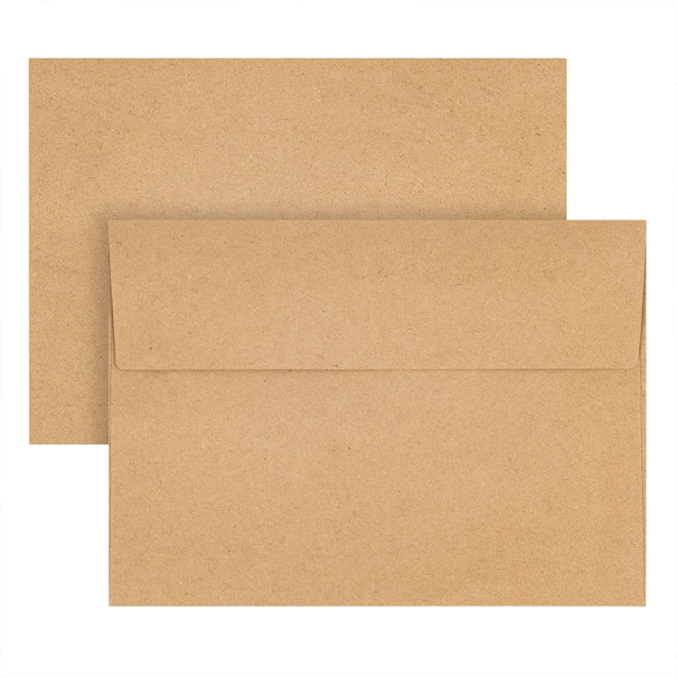 Custom Personalized Letter Kraft Paper Envelope for Card