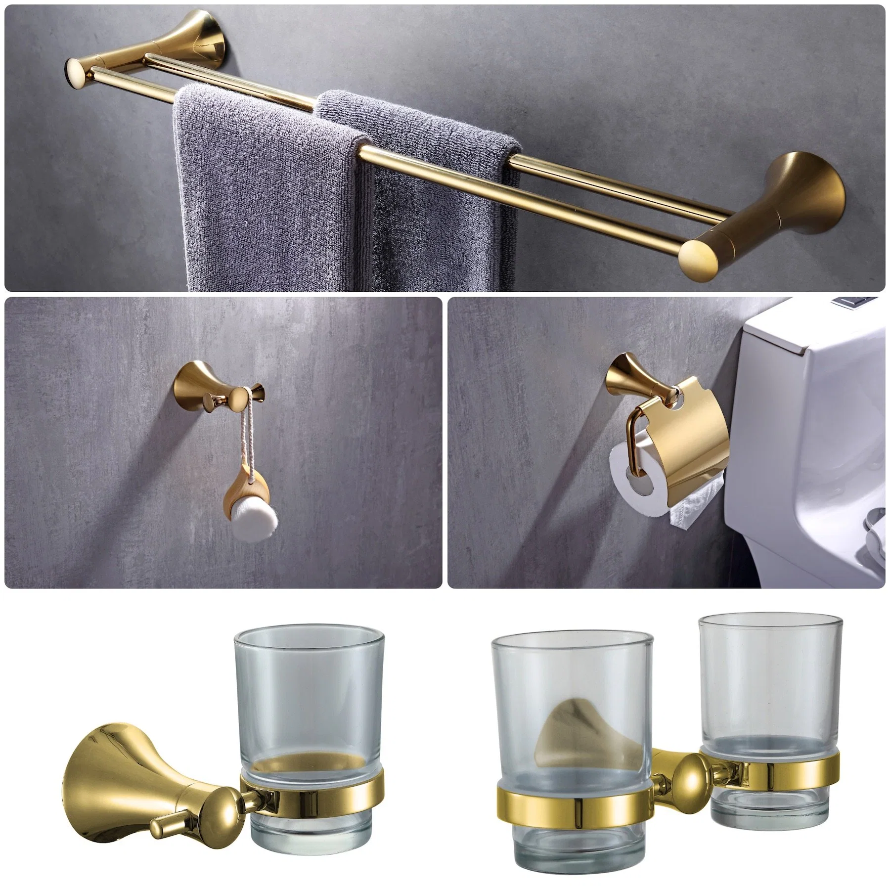 New Bathroom Toilet Paper Holder Accessories Economic Series Ss for Hotel Public Restroom