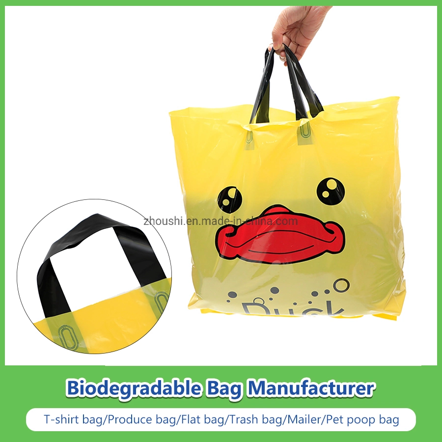 Biologisch abbaubar und kompostierbar Shopping/T-Shirt/PE Poly Mailer/Müll/Umschlagbeutel/Müll/Kleidung/Mailing/Express/Verpackungsbeutel mit Logo Anpassen