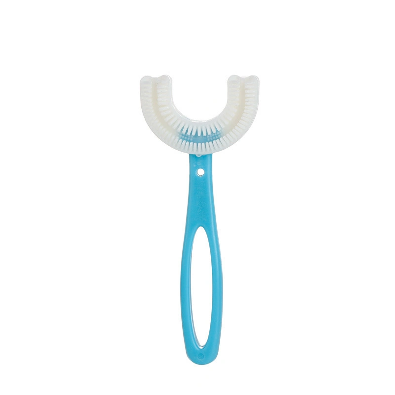 Mouth-Held U-Shaped Toothbrush for Children 2-12 Years Old