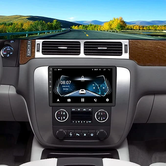 Sistema estéreo de Car Audio - Carplay Apple, Android, pantalla táctil, Auto/llamadas de audio Bluetooth de la unidad de cabeza, no Reproductor de CD, el receptor de radio FM RDS Cámara, Copia de seguridad soy DAB