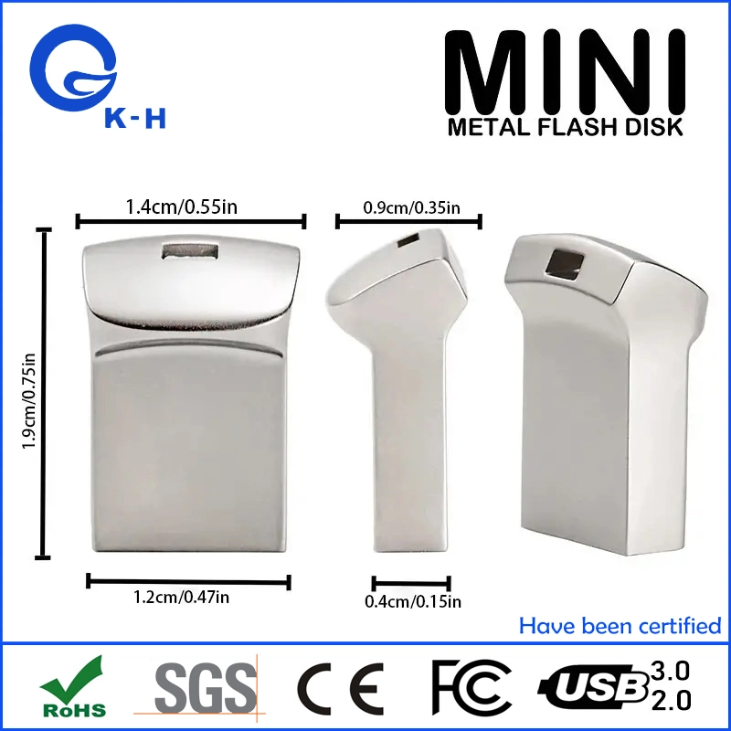 Super Mini Metal USB Flash Driver for Company Gift