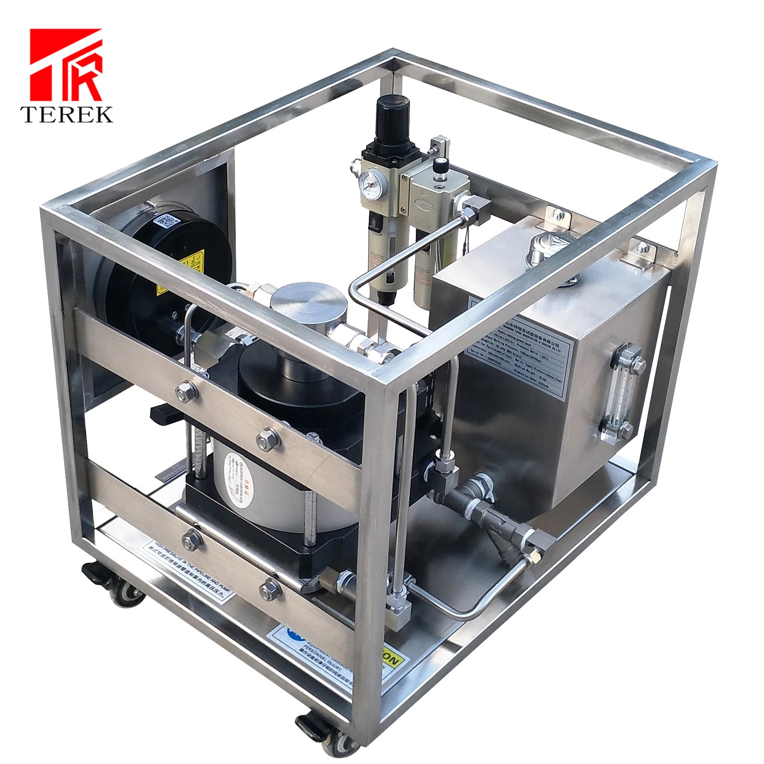 Banco de pruebas de presión de la bomba hidráulica para la válvula del tubo de la manguera Prueba de presión de agua de la máquina/aceite hidráulico