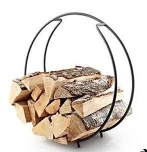 Stahl Feuer Holz Regal für Home Deco und Möbel, Display im Winter