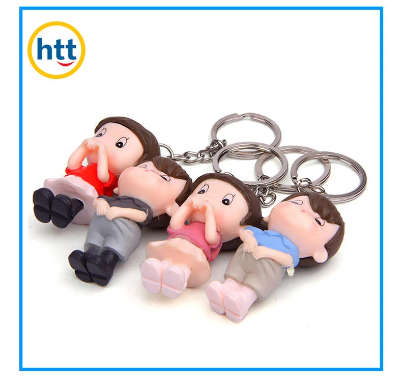 Factory Customised Cartoon Doll Kids Toys Key Ring Holiday Gifts