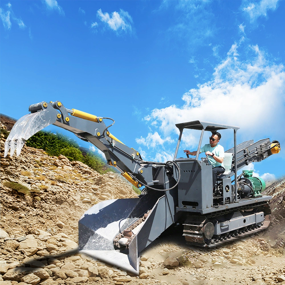 Mina de carbón Explosion-proof eléctrico Crawler escoria rastrero Minería Crawler Tipo Máquina de transporte con ruedas