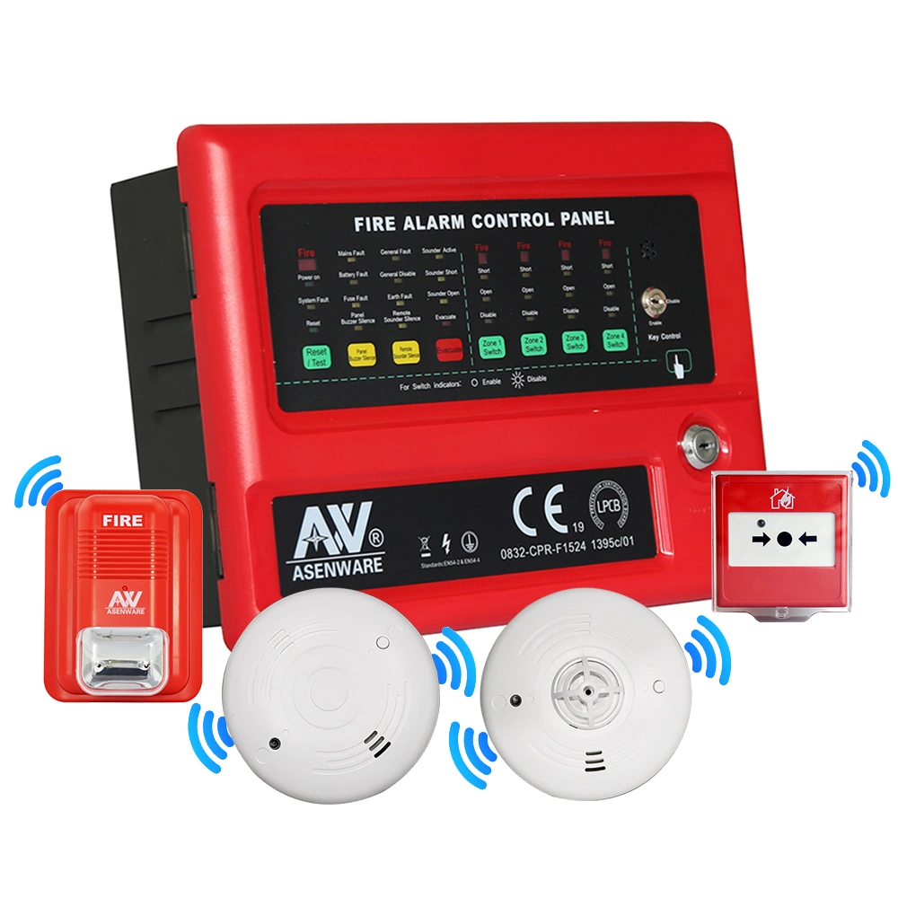 Wireless Fire Alarm Control System Fire Alarm Control Panel