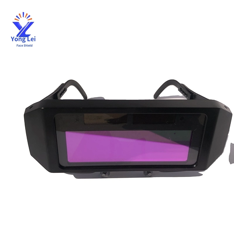 Gafas de soldadura automática de seguridad de PVC negro de la soldadura Gafas de seguridad