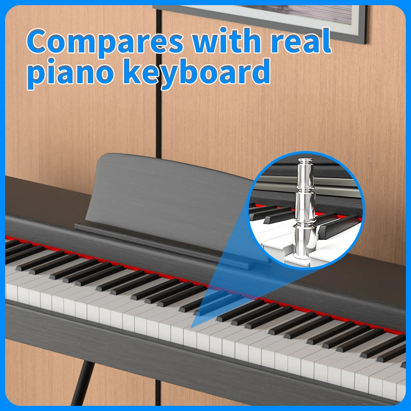 Piano teclado portátil Piano 88 Keys Kids Piano Electronic