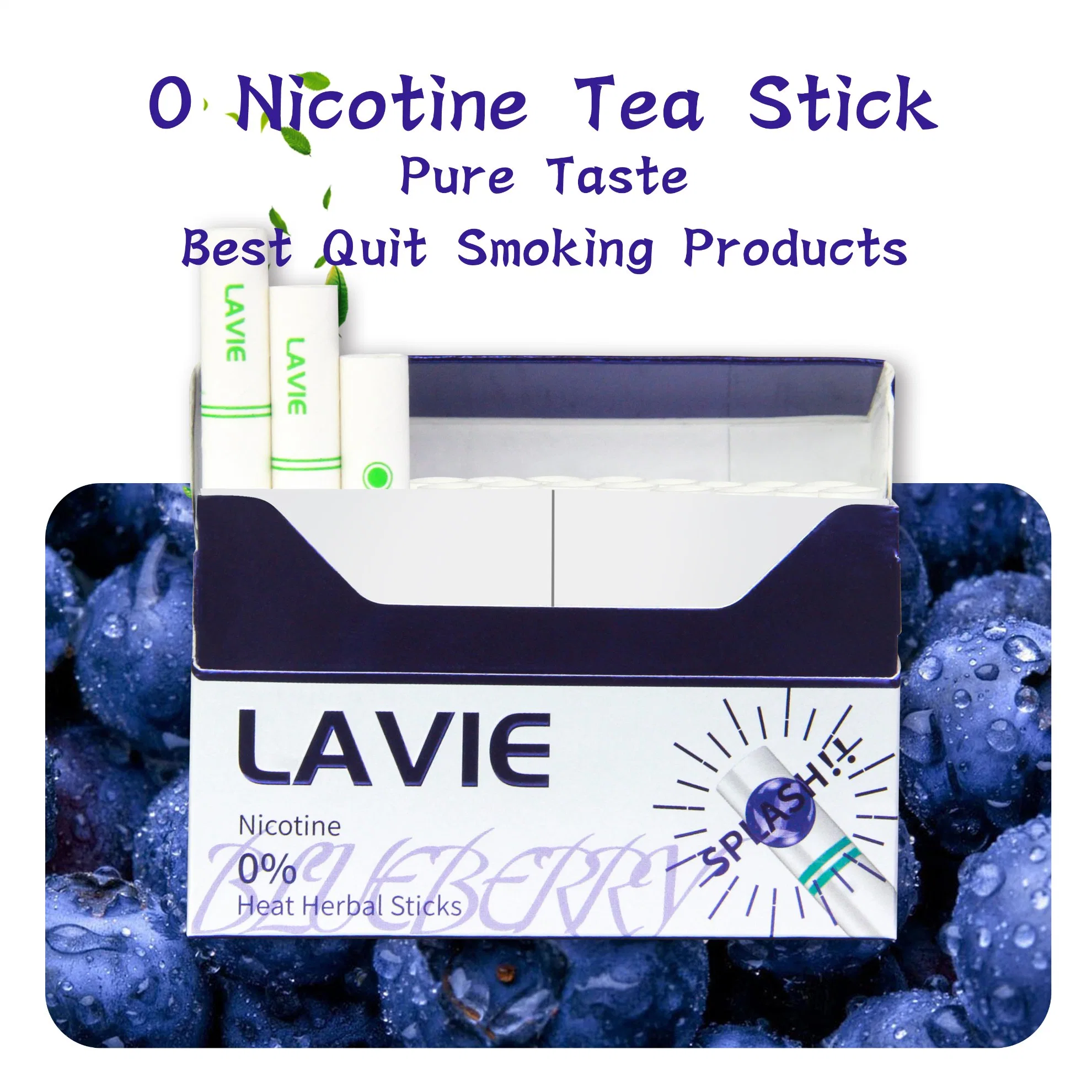 Heat No Burn Cigarette Tobacco Heating Tea Leaves Vape Cartridge