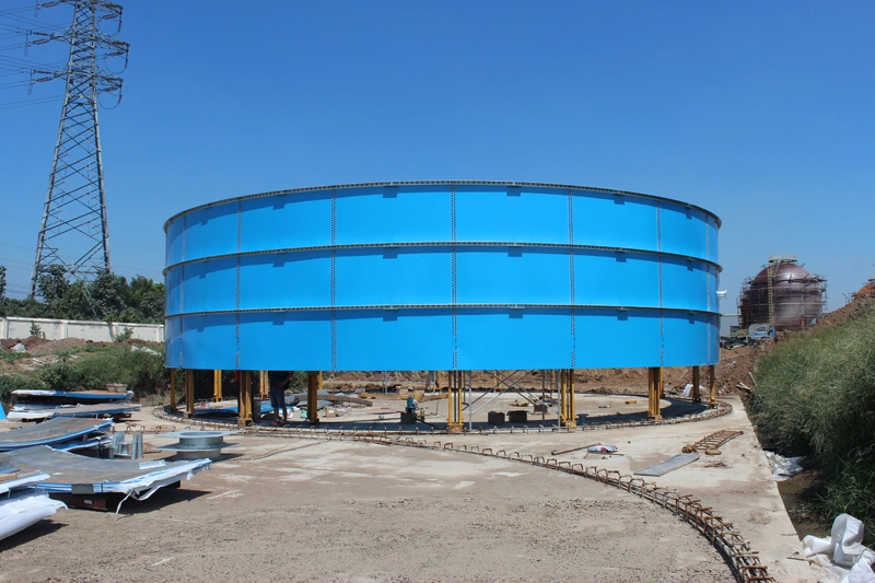 1000m3 Food Factory Waste Water Sewage Treatment by Internal Circulation Biodigester Fermentation Reactor