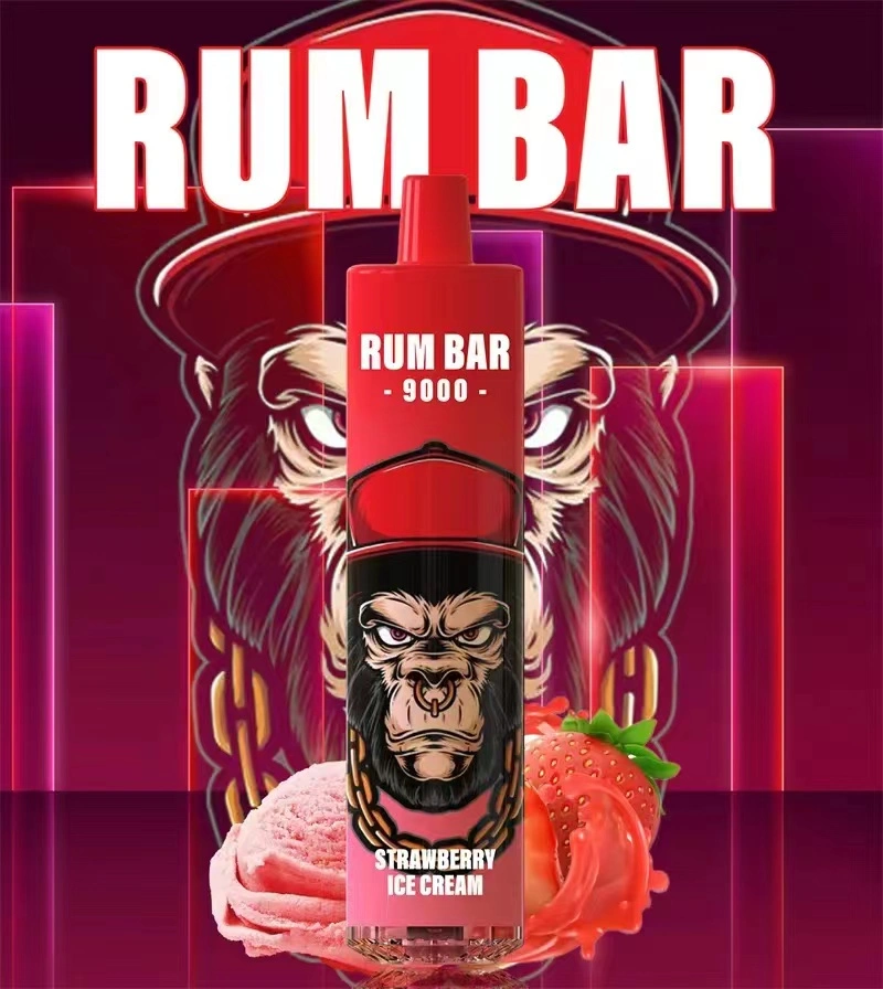 Thailand Best Disposable/Chargeable Vapes Elf Randm Rum 9000 Puff Bar with RGB Light Electronic E Cigarette