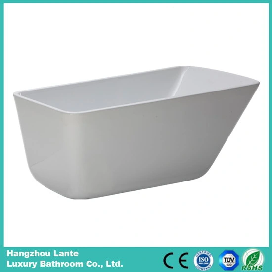 Acrylic Fiberglass Seamless Bathtub with Drain (LT-26D)