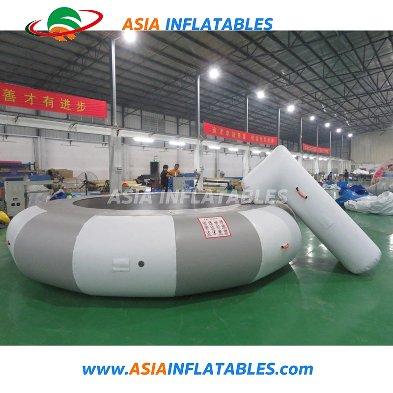 Inflatable Water Trampoline Water Park Trampoline with Slide