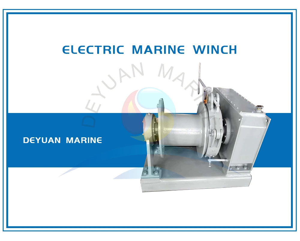 Marine Electric Deck Mooring Winch with Multi Drum