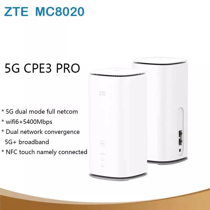 Mc8020 5g Modem CPE WiFi6 Dual Band 5400Mbps Wireless Routers