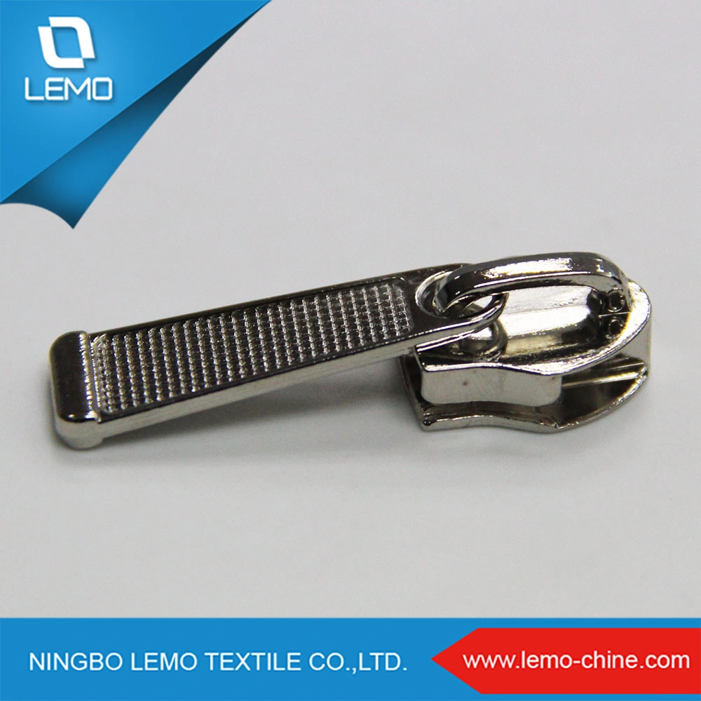 Nickle Color, 5# Nylon Zipper Slider High Light