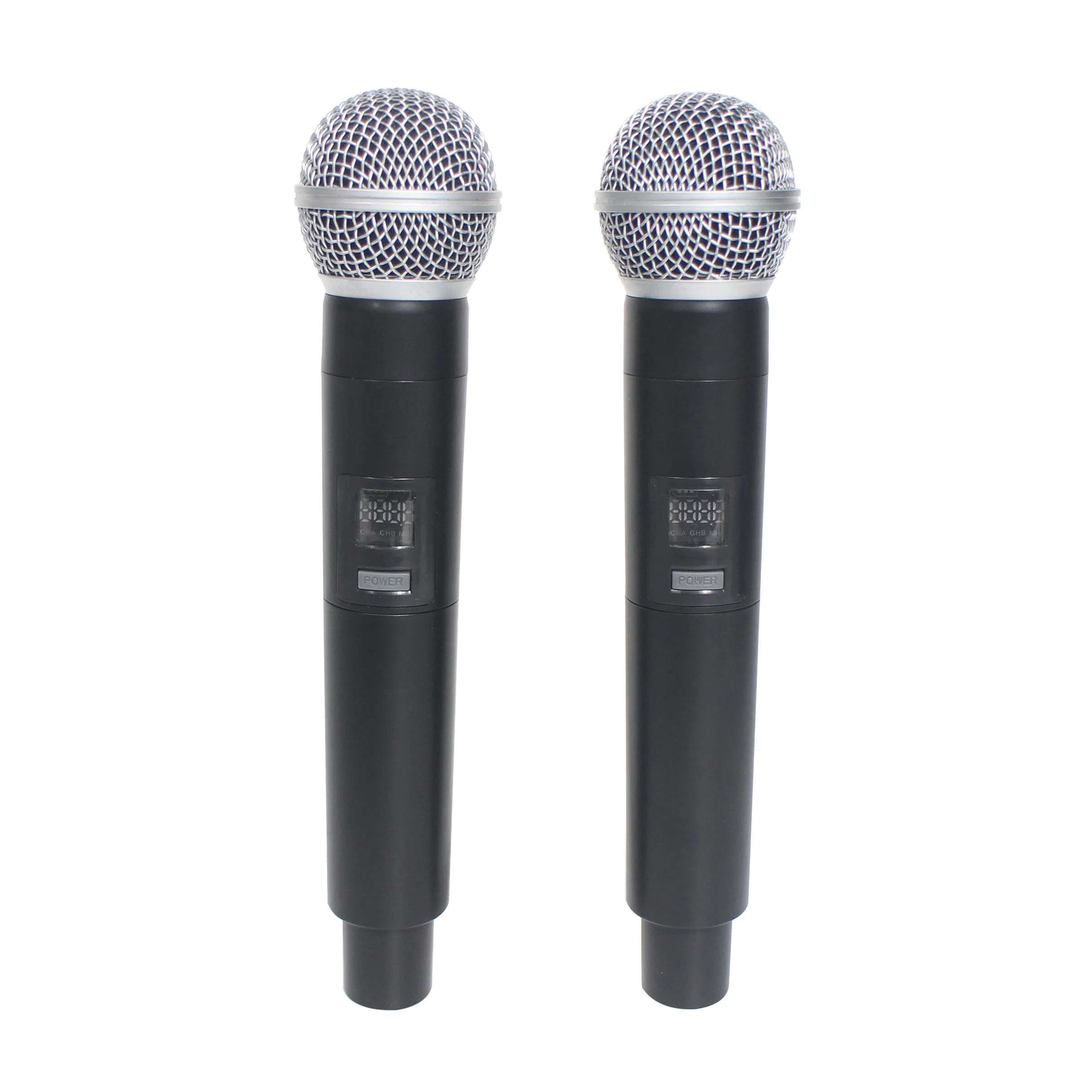 Conference System Professional Wireless Microphone UHF Dual Channel Handheld Microphone Wm-88u