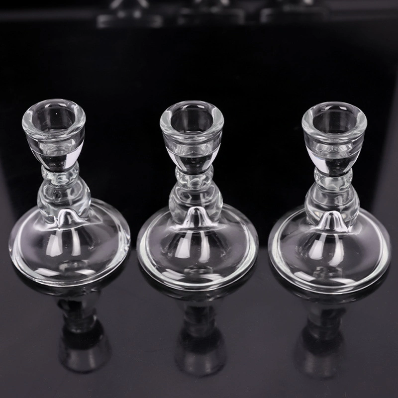 Glass Candle Holder Glass Candle Stick Glassware for Wedding