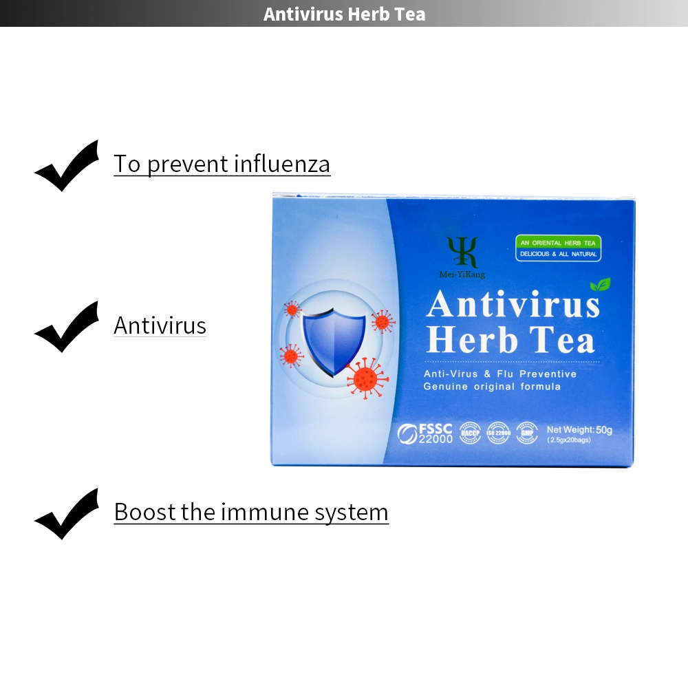 Mayorista/Proveedor de té de hierbas Antivirus OEM para prevenir la gripe impulsar el sistema inmunitario