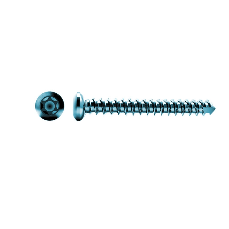 Implante ortopédico médico 2,4mm tornillo de hueso cortical esponjoso