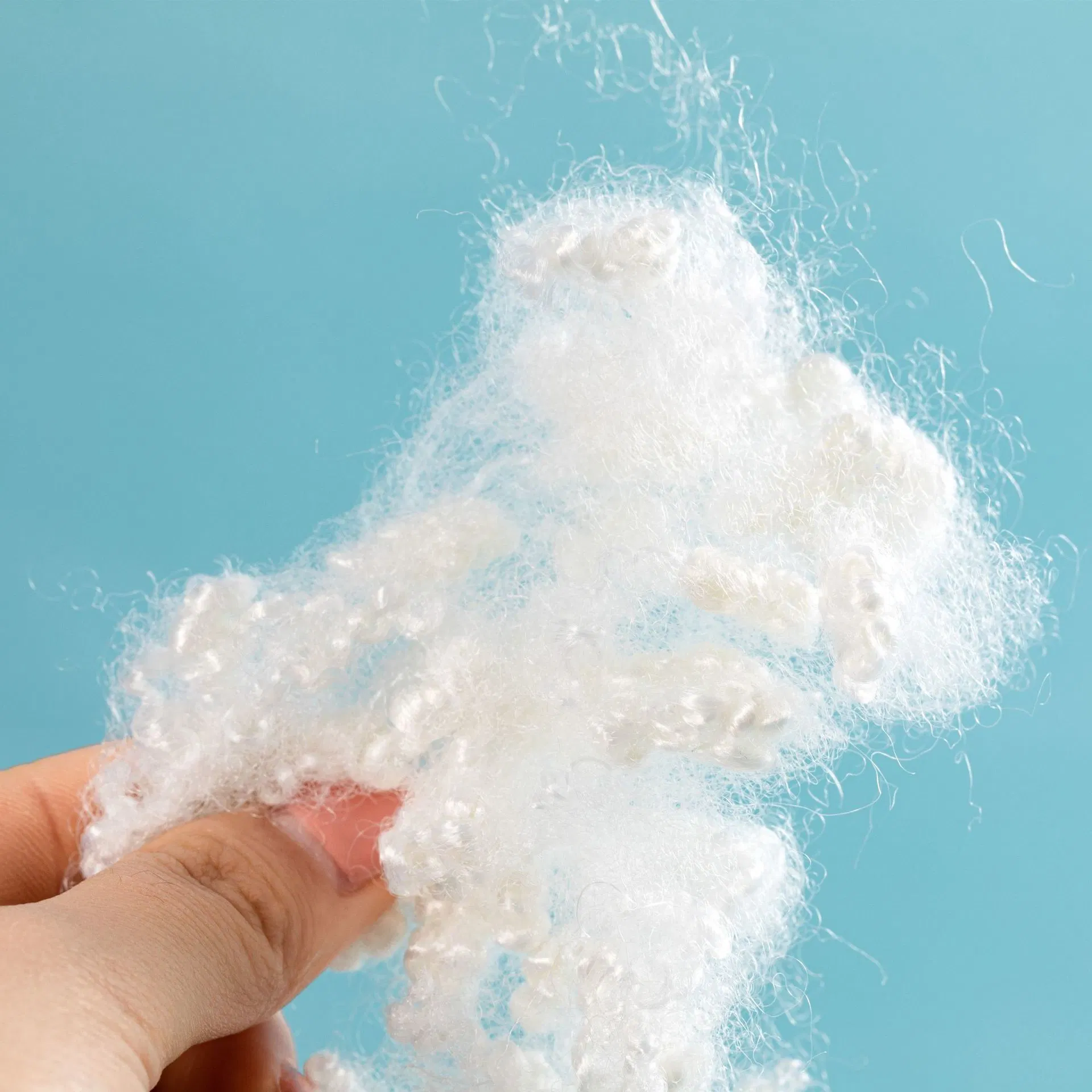 Recycled 3D Polyester Staple Fiber Silicon