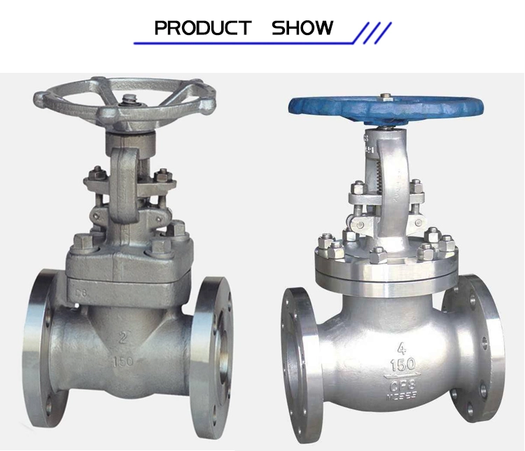 DN65 DIN Pn16 High Temperature Cast Steel Bellow Seal Globe Valve