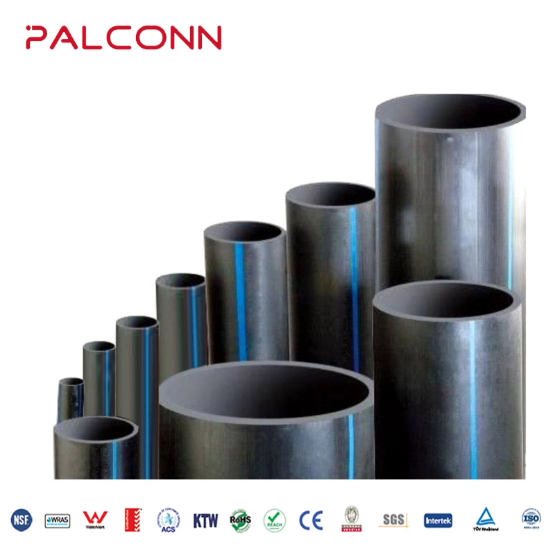 China Manufacturer Palconn315*12.1mm Water Supply Black HDPE Pipes and Fittings