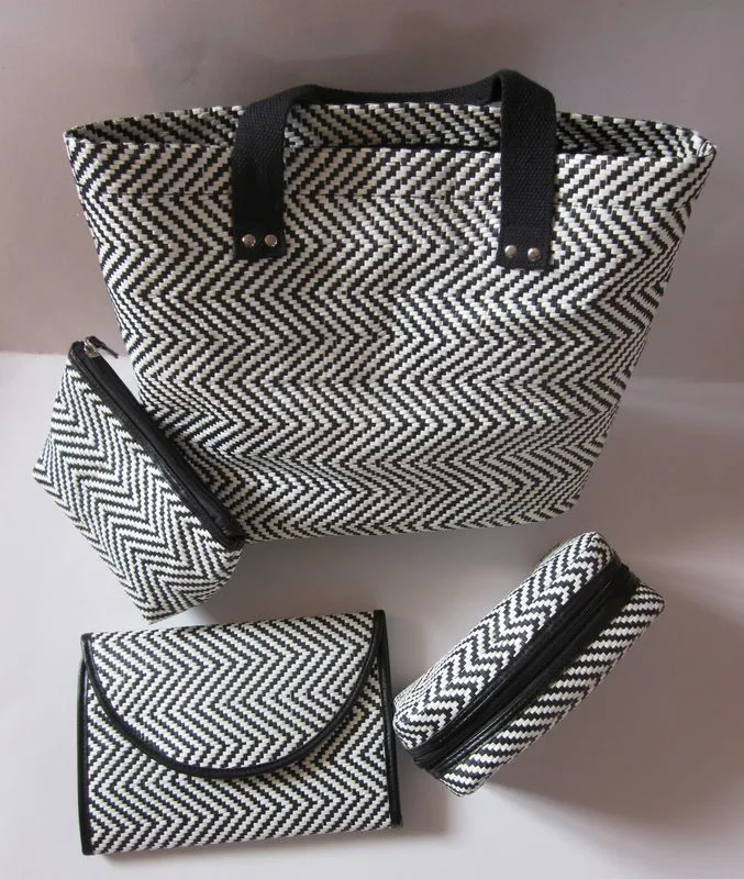 Eco Gift Recycled Paper Straw Cosmetic Bag