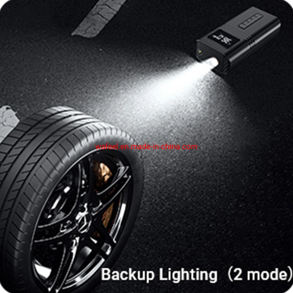 LED Night Lighting Tire Inflator Mobile Power Bank Portable Car Tire Compressor Air Pump