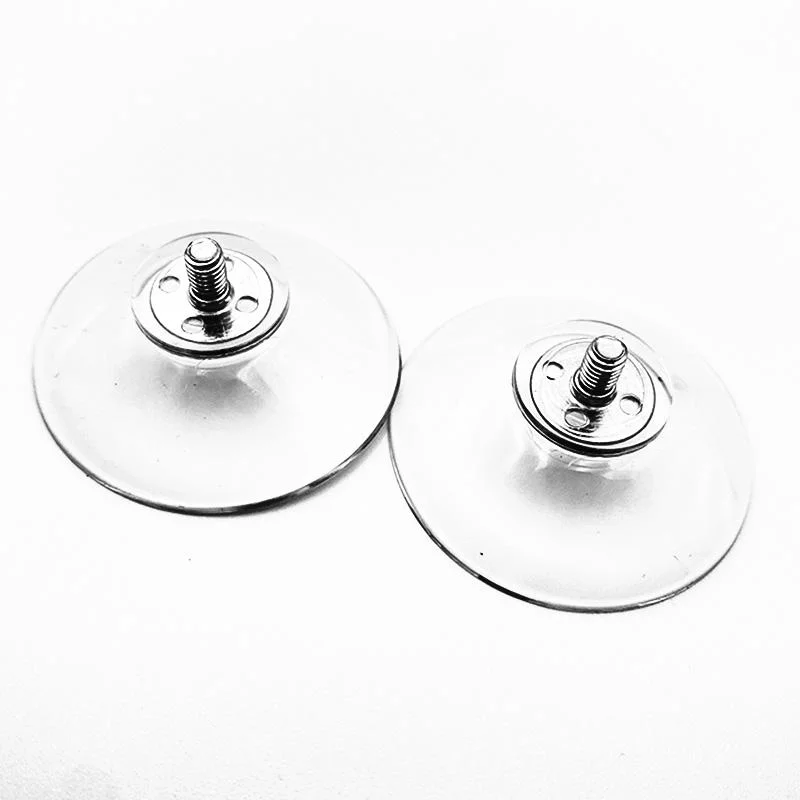 Custom Size Vacuum Clear Silicone Vacuum Rubber Sucker Suction Cups