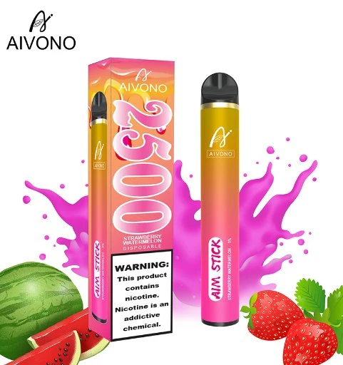 E-cigarrillo desechable fábrica sabor de la fruta objetivo Stick 2500 inhalaciones Atomizer